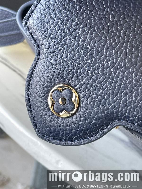 LV Replica Bags Capucines M21150深蓝拼贝母21x14x8cm gf