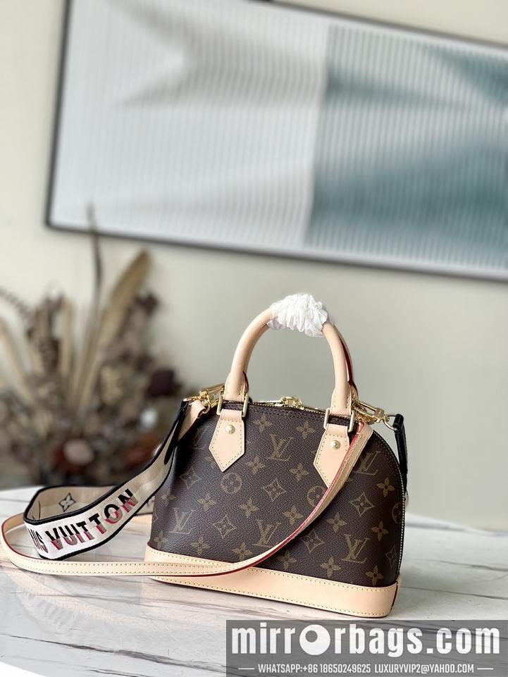LV Replica Bags Alma BB M53152 M40302 23.5x17.5x11.5cm gf