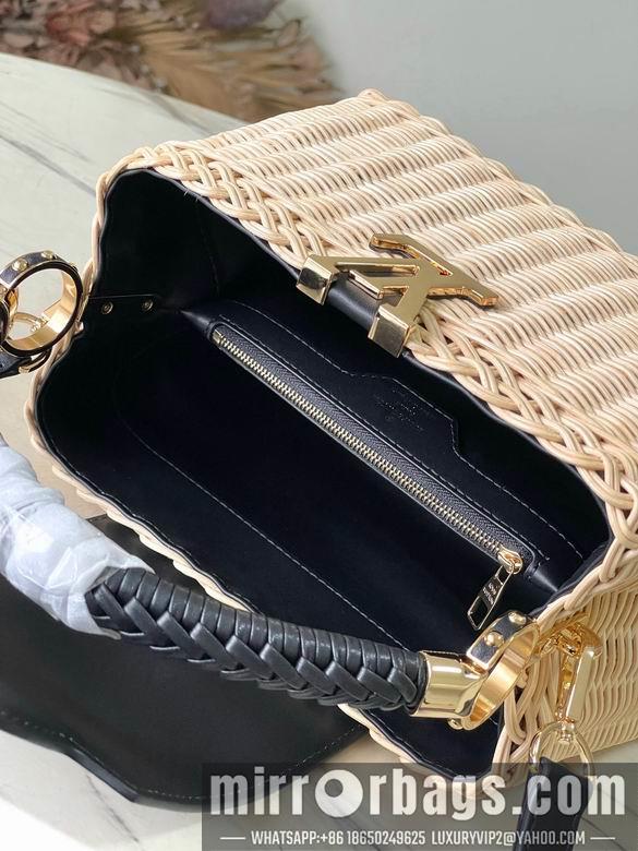 LV Replica Bags Capucines M22173编织竹篮27x18x9cm gf