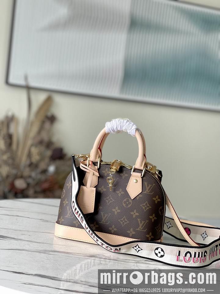 LV Replica Bags Alma BB M53152 M40302 23.5x17.5x11.5cm gf