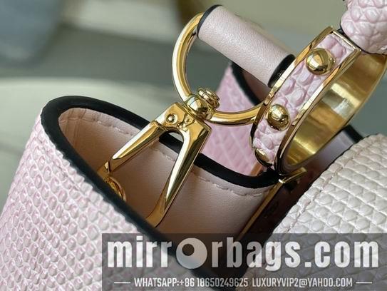 LV Replica Bags Capucines M48865渐变粉蜥蜴27x18x9cm gf