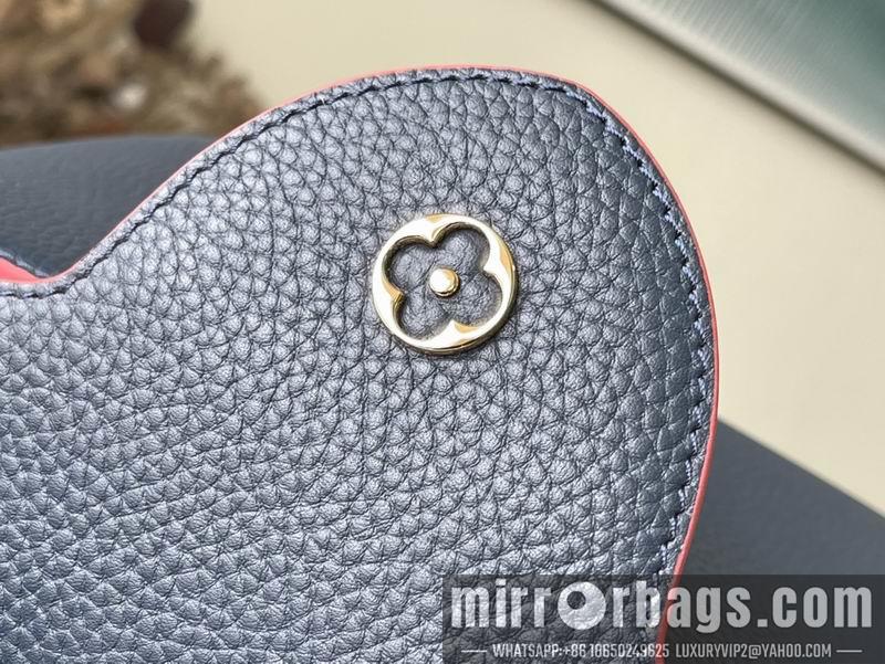 LV Replica Bags Capucines M42259海军蓝金扣 31.5x20x11cm gf