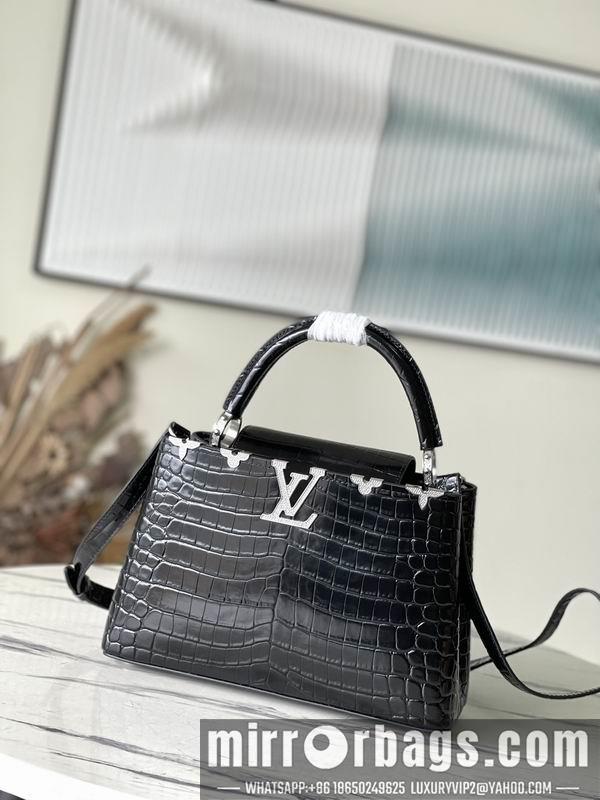 LV Replica Bags Capucines M51783鳄鱼纹31.5x20x11cm gf