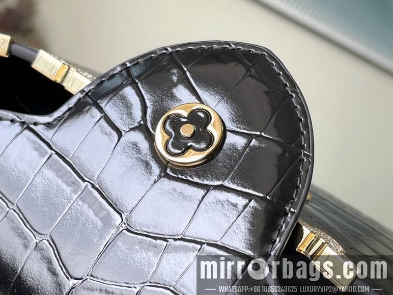 LV Replica Bags Capucines M51783鳄鱼纹27x18x9cm gf