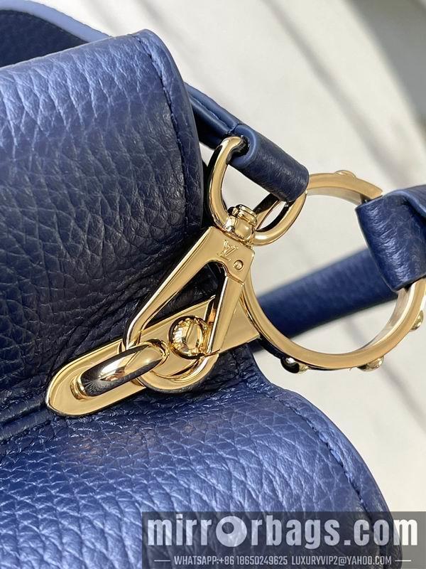 LV Replica Bags Capucines M21150深蓝拼贝母27x18x9cm gf