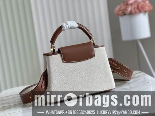 LV Replica Bags Capucines M57361 M48865焦糖帆布27x18x9cm gf