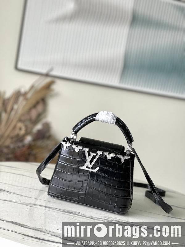LV Replica Bags Capucines M51783鳄鱼纹21x14x8cm gf