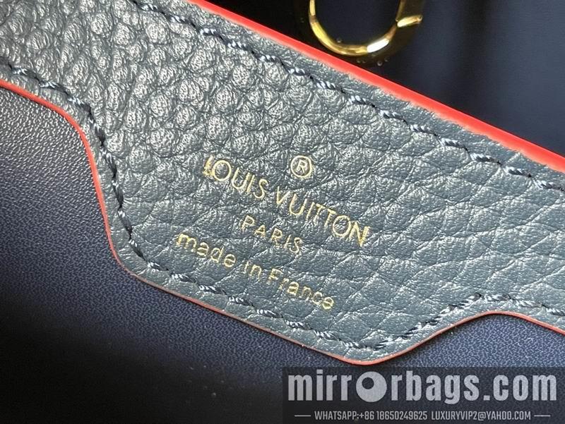 LV Replica Bags Capucines M42259海军蓝金扣 31.5x20x11cm gf