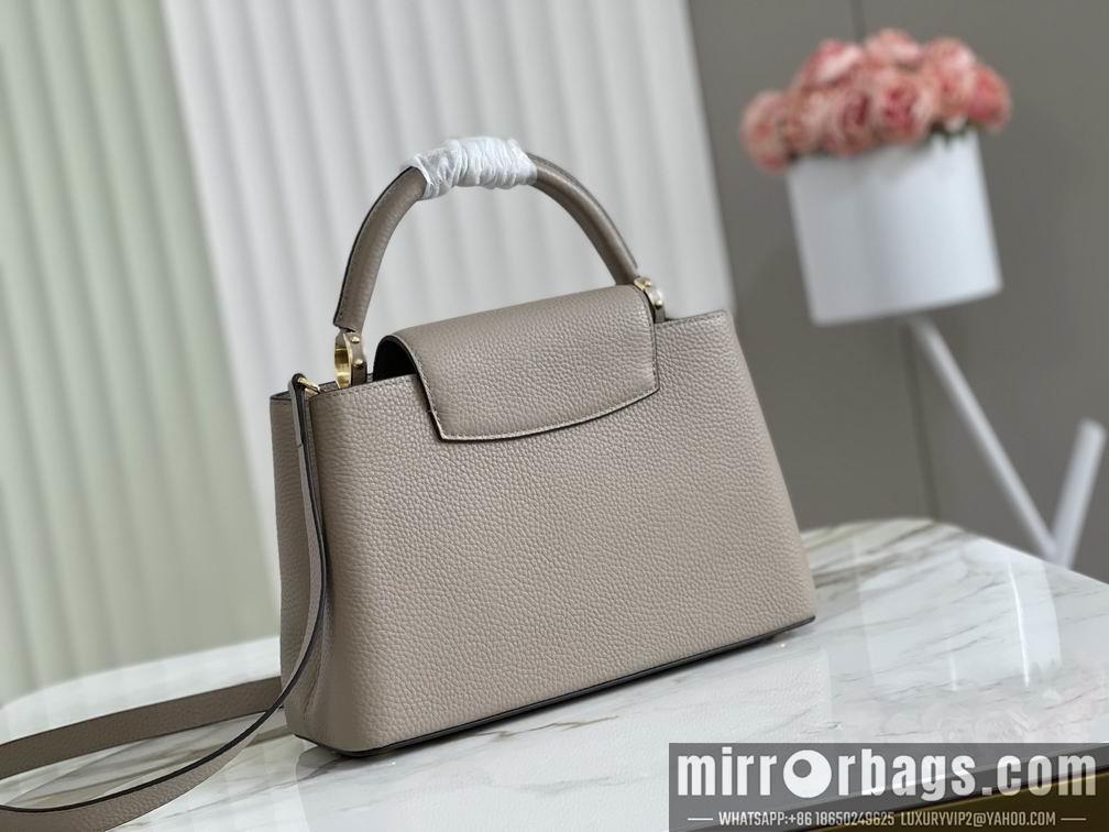 LV Replica Bags Capucines M42253 M48865淡咖 31.5x20x11cm gf