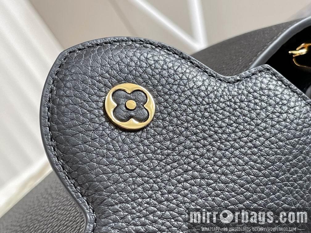 LV Replica Bags Capucines M42259 M48865黑色金扣27x18x9cm gf