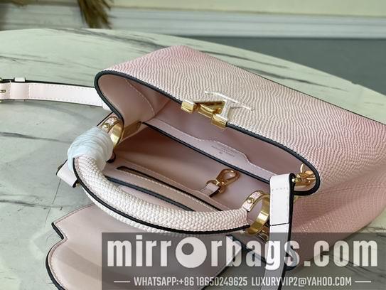 LV Replica Bags Capucines M48865渐变粉蜥蜴27x18x9cm gf