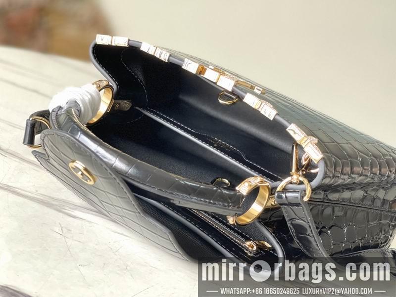 LV Replica Bags Capucines M51783鳄鱼纹27x18x9cm gf