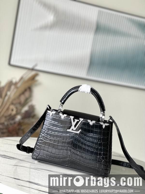 LV Replica Bags Capucines M51783鳄鱼纹27x18x9cm gf