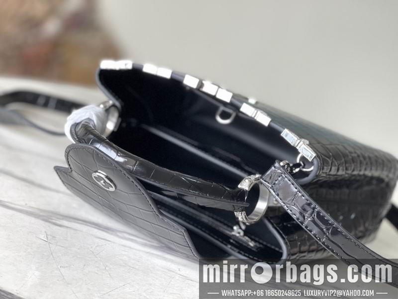LV Replica Bags Capucines M51783鳄鱼纹27x18x9cm gf
