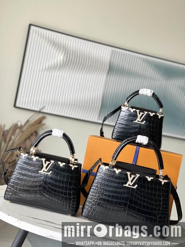 LV Replica Bags Capucines M51783鳄鱼纹21x14x8cm gf