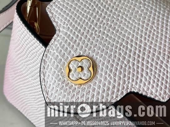LV Replica Bags Capucines M48865渐变粉蜥蜴21x14x8cm gf