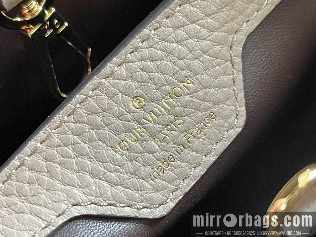 LV Replica Bags Capucines M42253 M48865淡咖 31.5x20x11cm gf