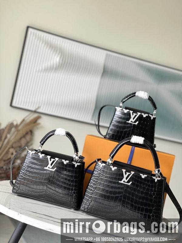 LV Replica Bags Capucines M51783鳄鱼纹31.5x20x11cm gf