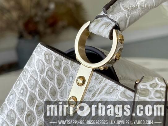 LV Replica Bags Capucines N94227复古尼罗鳄鱼 21x14x8cm gf