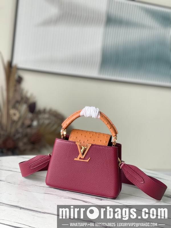 LV Replica Bags Capucines mini N81490 21x14x8cm gf