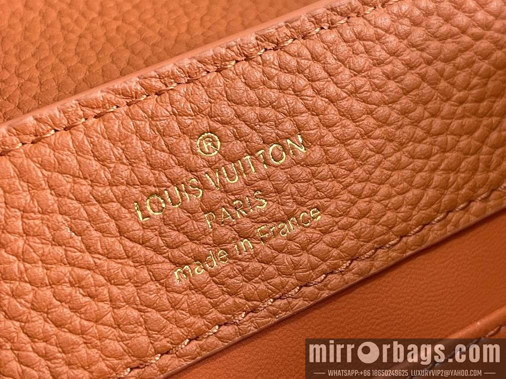 LV Replica Bags Capucines N99387 M48865焦糖蛇肩21x14x8cm gf