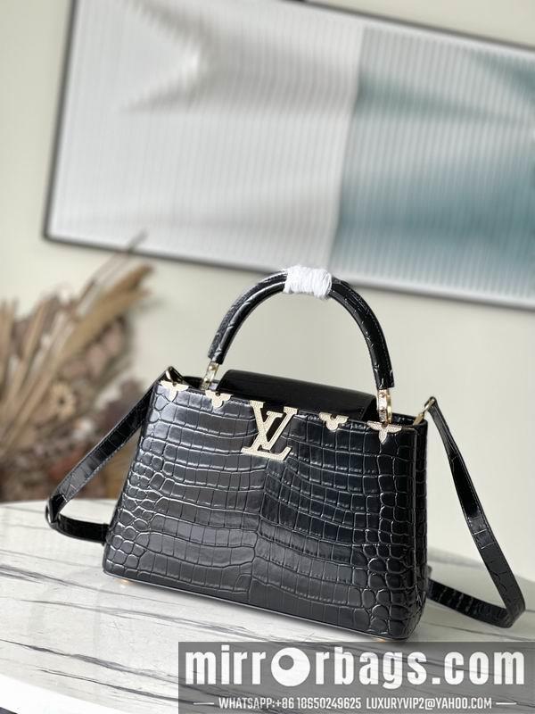 LV Replica Bags Capucines M51783鳄鱼纹31.5x20x11cm gf