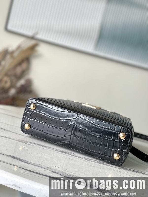 LV Replica Bags Capucines M51783鳄鱼纹27x18x9cm gf