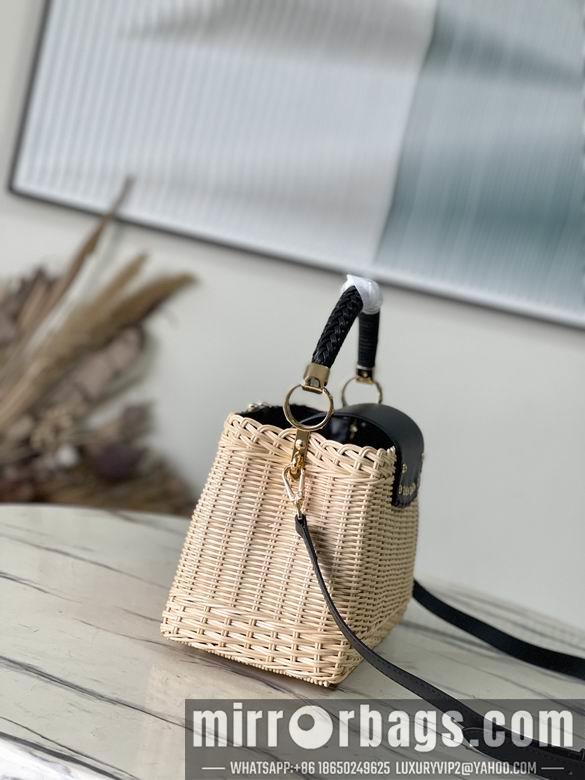 LV Replica Bags Capucines M22173编织竹篮27x18x9cm gf