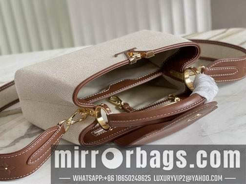 LV Replica Bags Capucines M57361 M48865焦糖帆布27x18x9cm gf