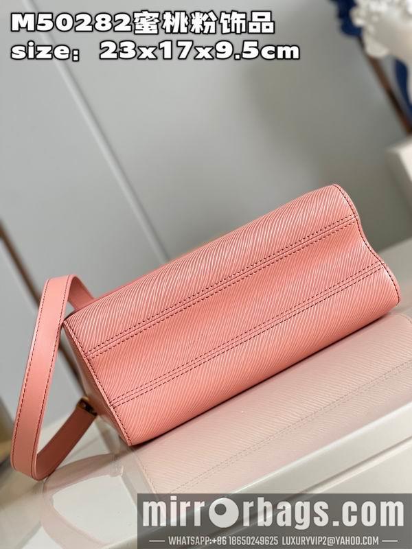 LV Replica Bags Twist M50282蜜桃粉23x17x9.5cm gf