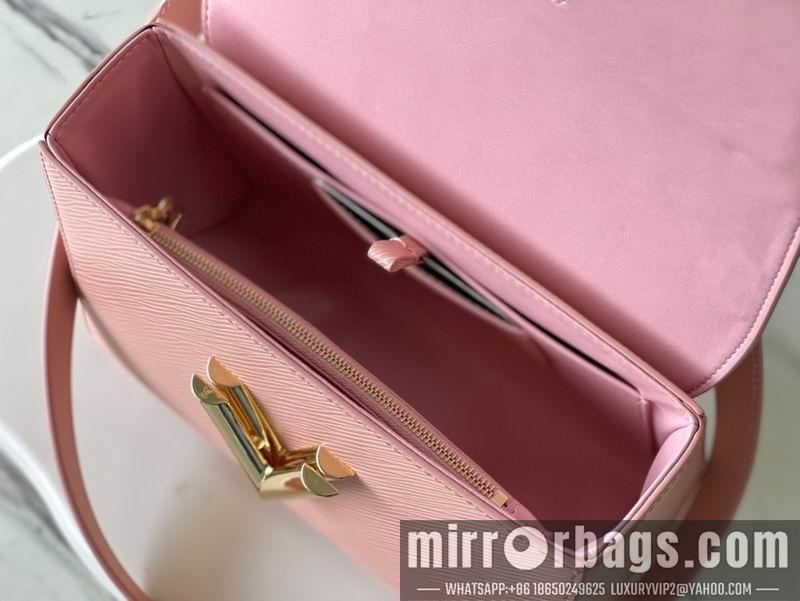 LV Replica Bags Twist M21605蜜桃粉23x17x9.5cm gf