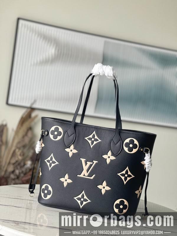 LV Replica Bags Neverfull M58907 M45686黑丝印31x28x14cm gf