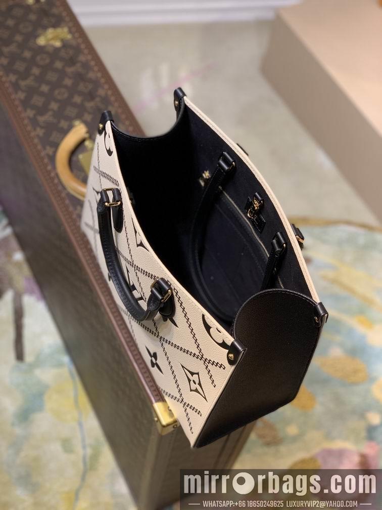 LV Replica Bags Onthego M46015 M46016 35x27x14cm gf