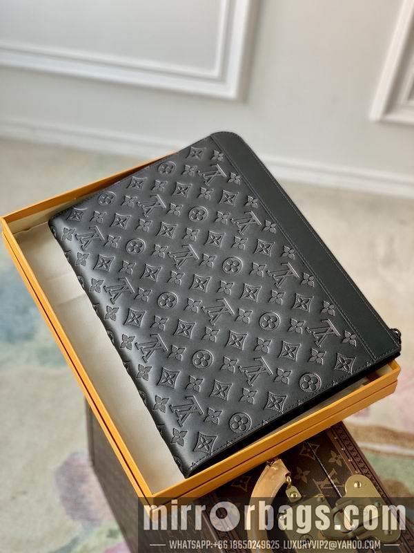 LV Replica Bags Pochette Jour M82080压花35x25x2.8cm gf