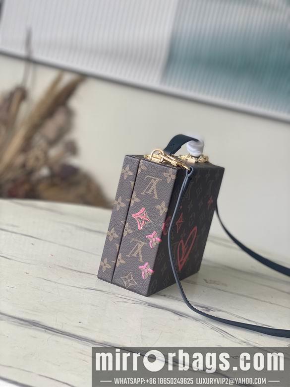 LV Replica Bags Mobile Box HJ0317 18.5x16.5x7.5cm gf