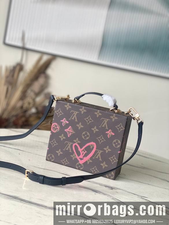 LV Replica Bags Mobile Box HJ0317 18.5x16.5x7.5cm gf