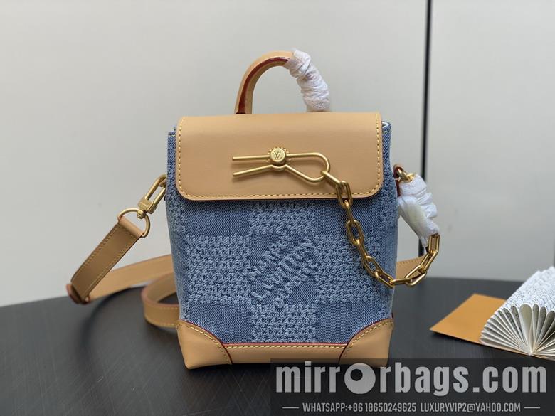LV Replica Bags Nano Steamer N40751 15x18x7cm gf