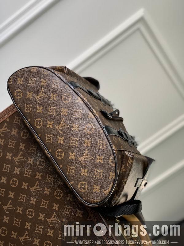 LV Replica Bags Christopher M93489老花配鳄鱼纹 41x47x13cm gf