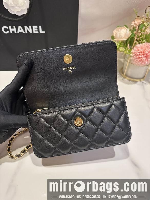 Chanel Replica Bags AP3432 9.5X15.2X3.5cm BL