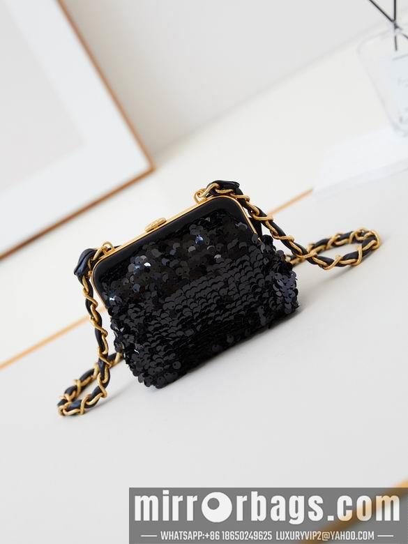 Chanel Replica Bags AP4028 12X13X4cm BL