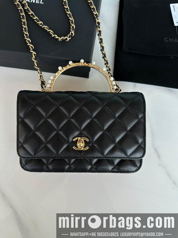 Chanel Replica Bags 3504 19X12X3.5cm BL 2colour