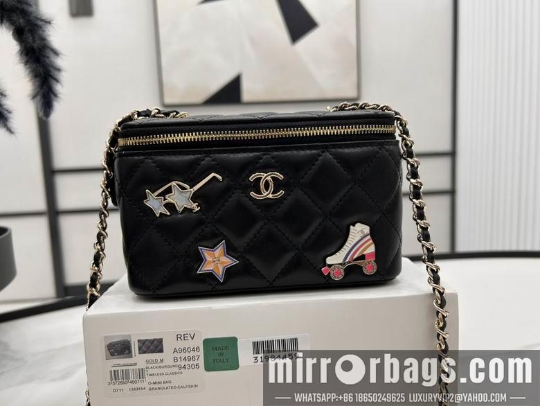 Chanel Replica Bags A96046 17X9.5X8cm BL 3colour