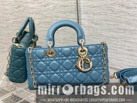 Dior Replica Bags Dior Lady云雾蓝26x6x14cm wo