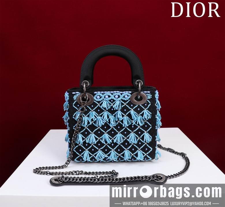 Dior Replica Bags Lady M0505821 17X15X7cm BG 2colour