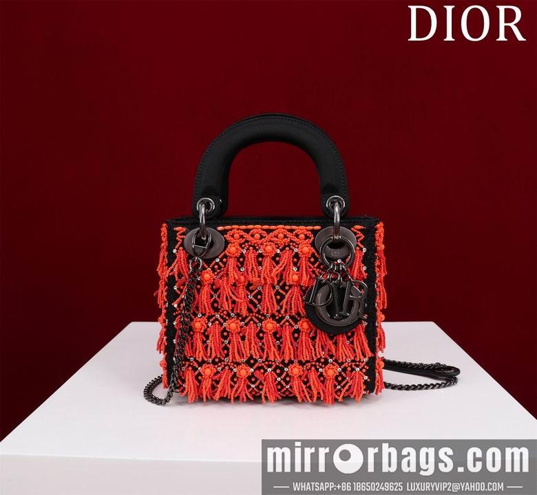 Dior Replica Bags Lady M0505821 17X15X7cm BG 2colour