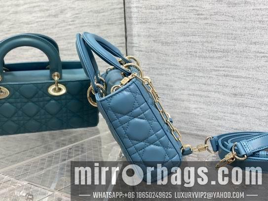 Dior Replica Bags Dior Lady云雾蓝26x6x14cm wo