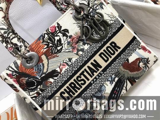 Dior Replica Bags Dior M0565刺绣喜鹊白 24x20x11cm wz