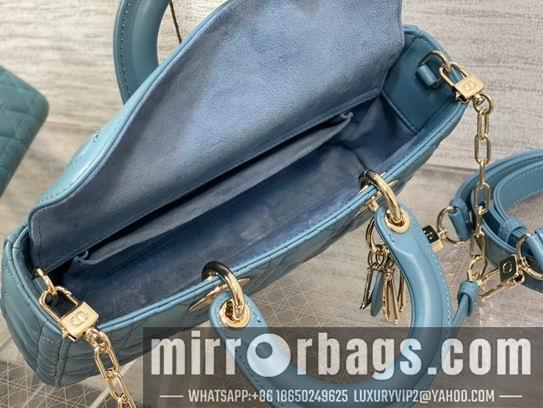 Dior Replica Bags Dior Lady云雾蓝26x6x14cm wo