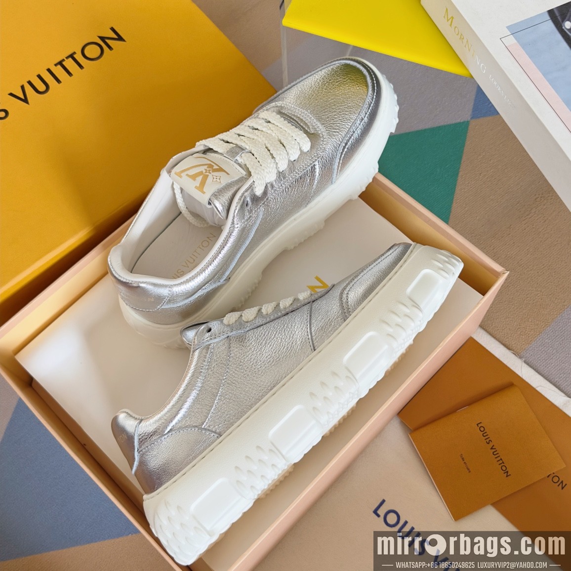 LV Replica Shoes LV sz39-45 4.5cm h0912