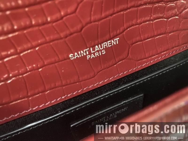 YSL Replica Bags YSL Kate  474366鳄鱼压花纹20x13.5x5.5cm 8D4色